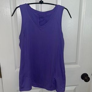 Purple work out tank size medium
